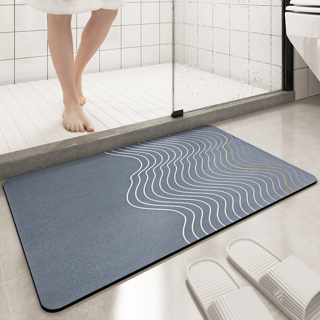 Nappa Skin Super Absorbent Bathroom Mat - Quick Dry Floor & Clean-Rugs-Golonzo