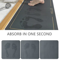 Nappa Skin Super Absorbent Bathroom Mat - Quick Dry Floor & Clean-Rugs-Golonzo