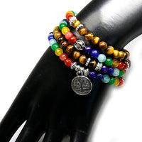 Natural Chakra Tiger Eye Bracelets-Bracelets-Golonzo