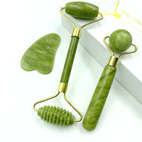 Natural Jade Massage Roller Board SPA Scraper Stone Facial-Massage & Relaxation-Golonzo