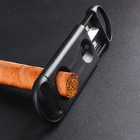 Stainless Steel Portable Black Cigar Cutter-Cigar Cutters & Punches-Golonzo