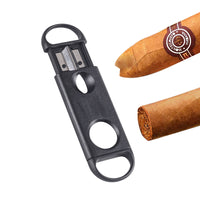 Stainless Steel Portable Black Cigar Cutter-Cigar Cutters & Punches-Golonzo