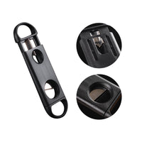 Stainless Steel Portable Black Cigar Cutter-Cigar Cutters & Punches-Golonzo