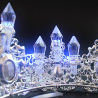 Wedding Hair Accessories Baroque LED Light Tiaras-Hair Accessories-Golonzo