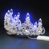 Wedding Hair Accessories Baroque LED Light Tiaras-Hair Accessories-Golonzo