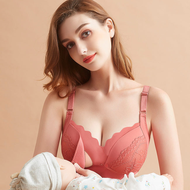 Front Open Nursing Bra Maternity Cotton Breastfeeding for Pregnant Women-Bras-Golonzo