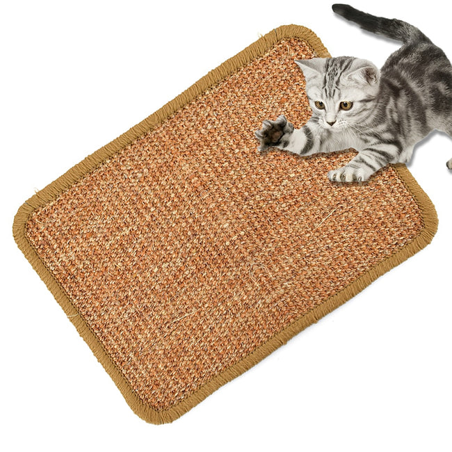 Scratching Board Mat Pad Cat Sisal Loop Carpet Scratcher-Cat Toys-Golonzo