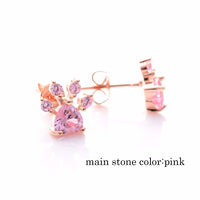 Women Cat Paw Earrings Rose Gold Color-Earrings-Golonzo