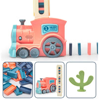 Electric Kids Toy Domino Train Car Set-Toy Cars-Golonzo