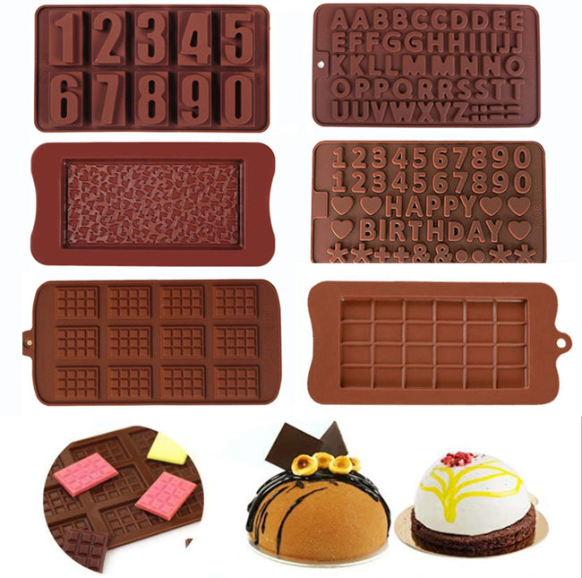 Silicone Chocolate Mold 25 Shapes - Chocolate Making-Baking Chocolate-Golonzo