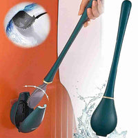 Silicone Toilet Brush Bathroom Cleaning-Toilet Brushes & Holders-Golonzo