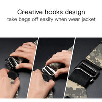 Waterproof Nylon Chest Bag for Men-Handbags-Golonzo