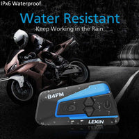 LX B4FM Motorcycle Bluetooth Helmet Headsets Intercom-Motorcycle Helmet Parts & Accessories-Golonzo