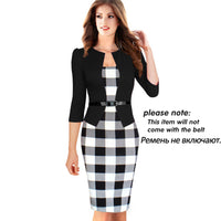 One-piece Faux Jacket Vintage Elegant Patterns-Golonzo