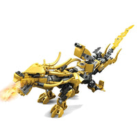 Golden Dragon Fighter Creator Dragon 2in1 Set DIY-Toys-Golonzo