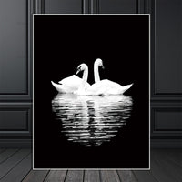 Nordic Wall Canvas Art Paintings Print Animal-Artwork-Golonzo