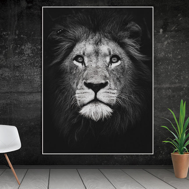 Nordic Wall Canvas Art Paintings Print Animal-Artwork-Golonzo