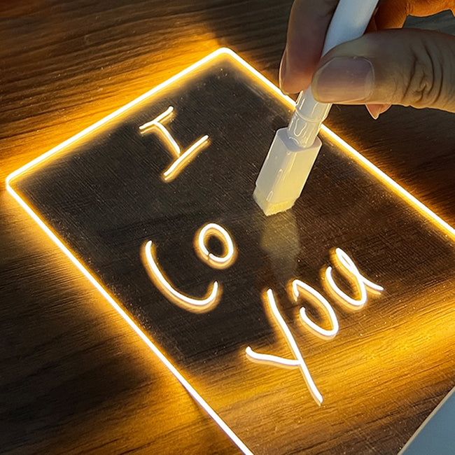 GeniusStylus-Message Board Creative Led Night Light USB-Bulletin Boards-Golonzo