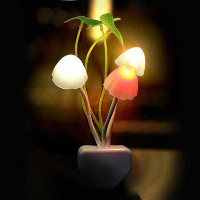 Novelty Lucky Mushroom Night Light-Night Lights & Ambient Lighting-Golonzo