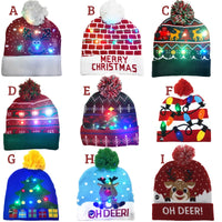 Christmas Theme LED Beanies-Hats-Golonzo