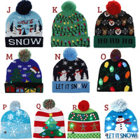 Christmas Theme LED Beanies-Hats-Golonzo