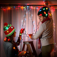 Christmas Theme LED Beanies-Hats-Golonzo