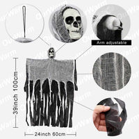 Halloween Hanging Ghost Haunted-wall sticker-Golonzo