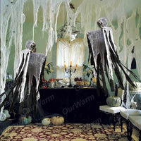Halloween Hanging Ghost Haunted-wall sticker-Golonzo