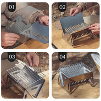 Outdoor Barbecue Stove - Party BBQ Grill Wood Stove For Camping!-Wood Stoves-Golonzo