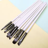 Nylon Tips Paint Brushes Set for Acrylic Art-Paint Brushes-Golonzo