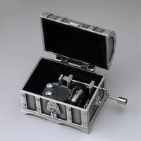 Pirate treasure chest Princess jewelry metal music box musical-Music Boxes-Golonzo
