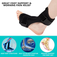 Foot Pain Relief - Adjustable Foot Orthotic Brace Support-Supports & Braces-Golonzo