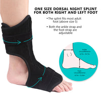 Foot Pain Relief - Adjustable Foot Orthotic Brace Support-Supports & Braces-Golonzo