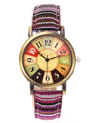 Rainbow Pattern Retro Watches-Watches-Golonzo