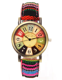 Rainbow Pattern Retro Watches-Watches-Golonzo