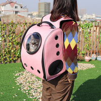 Portable Dog/Cat Carrier Bag Breathable Space Capsule Travel Bag-Pet Carriers & Crates-Golonzo