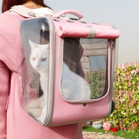 Portable Dog/Cat Carrier Bag Breathable Space Capsule Travel Bag-Pet Carriers & Crates-Golonzo