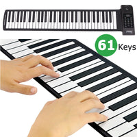 PORTABLE ELECTRONIC PIANO WITH SPEAKER - 61 Keys 128 Tones 128 Rhythms-Piano-Golonzo