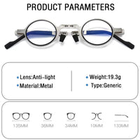 Screwless Titanium Ultra Light Folding Glasses-Glasses-Golonzo