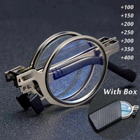 Screwless Titanium Ultra Light Folding Glasses-Glasses-Golonzo