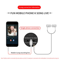 Karaoke Condenser Microphone Sing Recording Live-Karaoke System Accessories-Golonzo