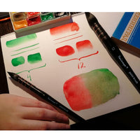 Premium Professional Round Squirrel Hair & Horse Hair Synthetic Blend Paint Brush-Paint Brushes-Golonzo