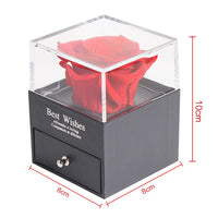 Preserved Rose Beauty and The Beast Eternal Flower Jewelry Box-Necklace-Golonzo