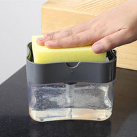 Soap Dispenser With Sponge Box-Soap Dishes & Holders-Golonzo