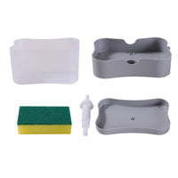 Soap Dispenser With Sponge Box-Soap Dishes & Holders-Golonzo