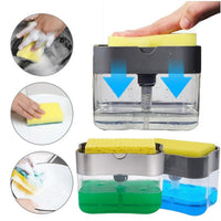 Soap Dispenser With Sponge Box-Soap Dishes & Holders-Golonzo