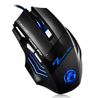 Professional Gaming Mouse - 7 Button 5500 DPI LED Optical USB Computer Mouse-Mice & Trackballs-Golonzo
