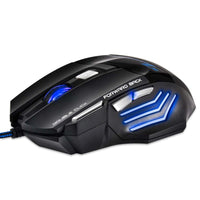 Professional Gaming Mouse - 7 Button 5500 DPI LED Optical USB Computer Mouse-Mice & Trackballs-Golonzo