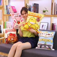 Snack Zipper Bag Pillow with Mini Animals Balls Inside-Pillows-Golonzo