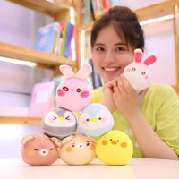 Snack Zipper Bag Pillow with Mini Animals Balls Inside-Pillows-Golonzo